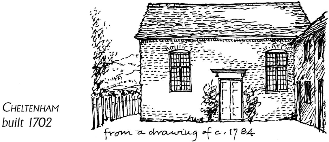 Cheltenham built 1702